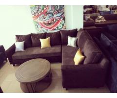 Brown Sofa Set