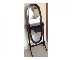 Mirror with stand