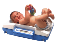 Digital baby weighing scales