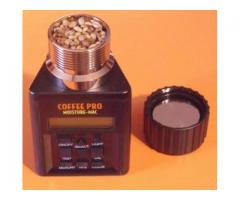 Portable coffee moisture meter for grains