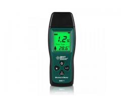 Portable Green Backlight LCD wood moisture meter