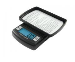 pocket scale with transparent tray