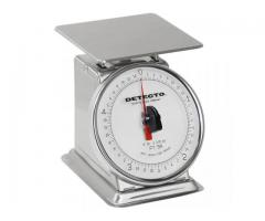 Table top mechanical weighing scales
