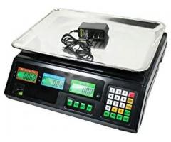 Table top digital weighing scales