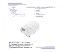 Electronic table top weighing scales