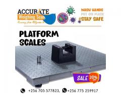 Checkered 500kg digital platform weighing scales