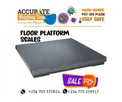 Platform scale with LCD display indicator
