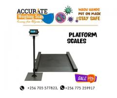 Platform scales Calibration certificate for trade