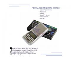 Portable mineral, jewelry scales