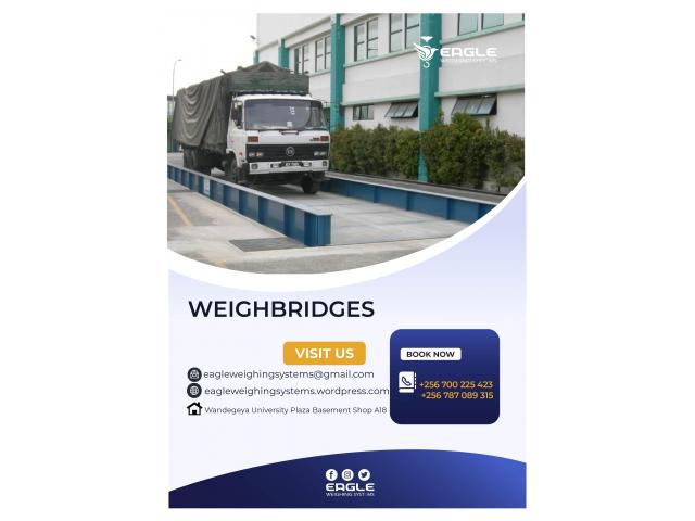 Weighbridge with precision double shear beam