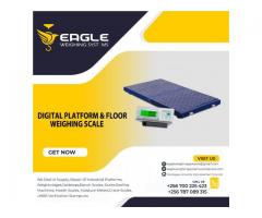 Weighing floor scales