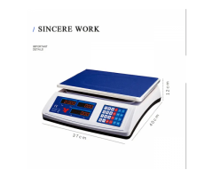 Counter balance weighing scale